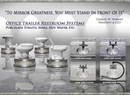 office trailer restroom systems