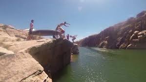 Is the information on cliff jumping adventures accurate? Clear Creek Az Trampoline Cliff Jumping Video Dailymotion