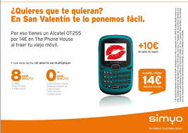 Alcatel OT255 14 euros con Simyo y The ...