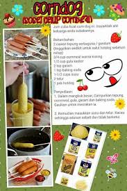 Resepi corn dog keju | cheese corn dog recipe. Corndog Corn Dogs Afternoon Tea Food