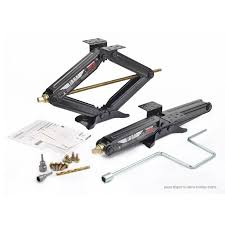 Rated 5 out of 5 by robert dimmick from try these before you spend a lot of money on stabilizers! Set 2 Libra Premium 24 5000lbs Rv Trailer Stabilizer Leveling Scissor Jacks W Dual Power Drill Sockets Mounting Hardware Set Walmart Com Walmart Com