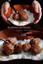 Boulettes De Viande Et Sauce Teriyaki Maison En 2020 Recette Boulette De Viande Recettes De Cuisine