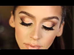 bronze smokey eye makeup tutorial