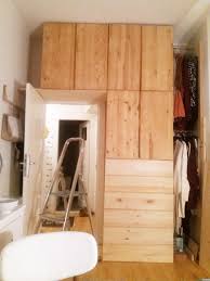 Make It Boho Diy Ikea Hack Kleiderschrank Aus Hellem Holz Ikea Schrank Wohnung Schrank Selbst Gestalten