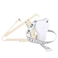 us 2 75 15 off white color 70mm skinfold body fat caliper body fat tester skinfold measurement tape with measurement chart health care tool in body