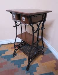 Raymond Treadle Sewing Table Re Purpose Raymond Sewing Company Was Located In Guelph Ontario Canada I Was Sewing Table Antiquing Furniture Diy Diy Furniture