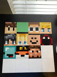 Schlatttt In 2021 Painting Minecraft Canvas Painting Designs Minecraft Crafts