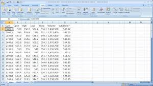 finance in excel 2 import and chart historical stock prices in excel