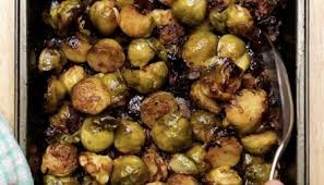 Nutty Roast Brussels Sprouts Bosh Recipe Roasted Brussel Sprouts Roasted Brussel Brussel Sprouts