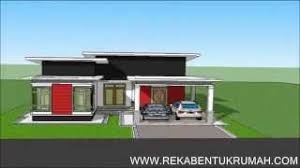 Online concept & idea for your dream home plan (bungalow plan). Pelan Rumah D1 13 Pelan Rumah Banglo Setingkat 4 Bilik 3 Bilik Air Youtube
