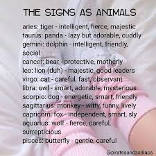 Maybe you would like to learn more about one of these? Zodiac Sign Facts English The Signs As Animals Wattpad