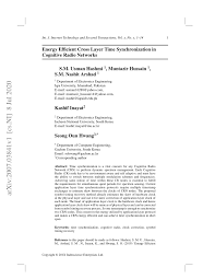 Know when to plan your trip to avoid crowds and get the best weather. Pdf Energy Efficient Cross Layer Time Synchronization In Cognitive Radio Networks