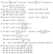 Inverse Trigonometric Functions Class 12 Notes Maths Chapter 2 Learn Cbse Class12mathsnotes Inver Trigonometric Functions Math Formula Chart Class 12 Maths