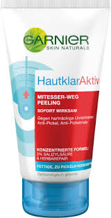 Hier erfährst du pickelmale entfernen mit dem dermaroller was sind pickelmale und wie entstehen sie? Garnier Skin Naturals Peeling Hautklar Aktiv Mitesser Weg 150 Ml Dauerhaft Gunstig Online Kaufen Dm De