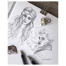 Man Woman Sketch Epic Art Art Art Reference Photos