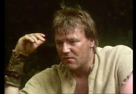 Ray Winstone as Will Scarlet, Robin of Sherwood.