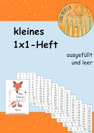 Leere tabellen zum ausdrucken kostenlos. Kleines 1x1 Heft Mit Und Ohne Ergebnisse Unterrichtsmaterial Im Fach Mathematik Unterrichtsmaterial Mathematik Kleines Einmaleins