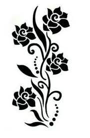 Print our 6 floral pattern designs in assorted styles. Pin By Deniz On Desenler 2 Floral Stencil Drawing Stencils Flower Stencil