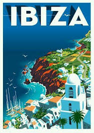 Pin By Angelique Kleingeld On Ibiza Retro Travel Poster Vintage Travel Travel Posters