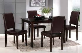 Simple But Classy Dining Room Table Love The Faux Leather Seats That My Kids Can T Stain Classy Dining Room Cheap Dining Chairs Cheap Dining Room Sets