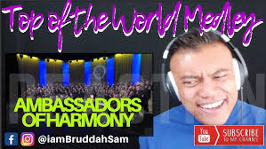 AMBASSADORS of HARMONY singing their "Top of the World Medley"