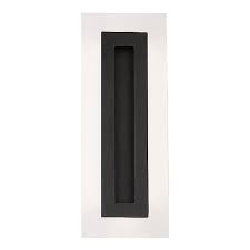 Helix indoor/outdoor led wall sconce by modern forms. Modern Forms Shadow Led Wall Light Ws W46817 Bk Size 17 In