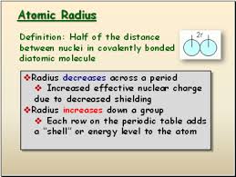 Learn vocabulary, terms and more with flashcards, games and other study tools. Atomic Radius Exploration Key