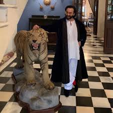 Nawab Vibes Saifalikhan Enjoying His Time Off From Sets At His Home In Pataudi Wedding Dress Men Saif Ali Khan Royal Prince
