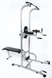 Adjustable Muti Function Vkr Power Tower Chin Dip Ab Station W Sit Up Bench Gym Ready Equipment No Equipment Workout At Home Workouts Home Made Gym