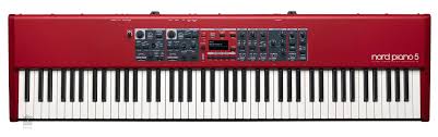Französisch clavier, italienisch tastiera, älter auch tastatura; Nord Piano 5 88 Mobiles Elektronisches Stage Piano