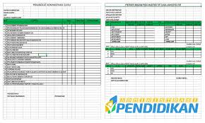 120 mengetahui, kediri,23 agustus 2015 kepala smp pengajar bahasa indonesia nama: 24 Berkas Administrasi Lengkap Untuk Guru Sd Smp Sma Excel Administrasi Guru