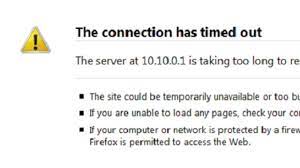 Forward the 25565 port in your firewall. The Connection Timed Out Error When Browsing In Windows 10