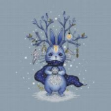 Send me link of third pattern in.cross stitch embroidery. Fantasy Cross Stitch Pattern Pdf Instant Download Bunny Cross Etsy In 2020 Fantasy Cross Stitch Cross Stitch Patterns Nature Cross Stitch