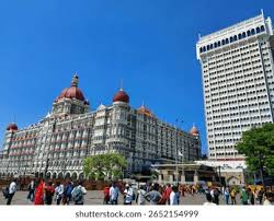 Facade Taj Mahal Palace Hotel Colaba ...