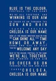 Shop chelsea fc home, away and third kits and shirts at nike.com. Prints Pictures Framed Print Blue Is The Colour Chelsea Fc Sports Memorabilia Sloopy In