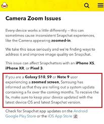 We did not find results for: Samsung Galaxy S10 S9 Note 9 Snapchat Camera Zoomed In Issue Fix Incoming S10 Users Report Black Bar At Bottom After Recent Update Piunikaweb