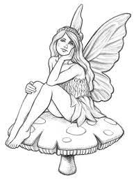 Grown up coloring sheets are in! Fairy Coloring Pages For Adults