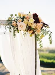 Even though a church ceremony is quite traditional, you may be wondering how to uniquely decorate a church for your wedding ceremony. Pin By All Things Mapped On Events Inspiration Floral Arch Wedding Purple Wedding Flowers Floral Wedding
