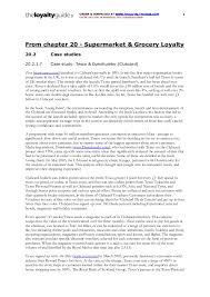 Thanks to tesco's online services, now you can shop for. The Loyalty Guide 5 Tesco Dunnhumby Case Study