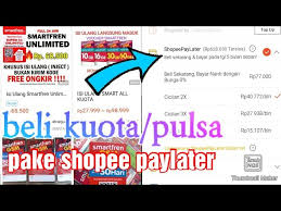 We did not find results for: Tutorial Beli Pulsa Kuota Pake Shopee Paylater Youtube