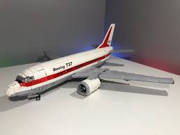 A great history of the livery and logos of continental airlines! Lego Ideas Boeing 737 Passenger Plane
