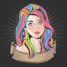 Then expecting tidiness in everything she therefore, coloring pages for girls should be chosen more selectively. Girl Beautiful Face With Full Color Hair And Blue Eyes Artwork Vector Girl Girly Girls Png And Vector With Transparent Background For Free Download