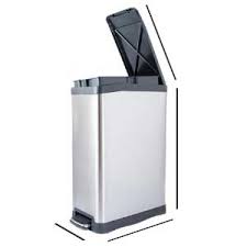 The white color is slightly translucent to help with pilferage control. Best 13 Gallon 50 Liter Trash Cans For Kitchen Use