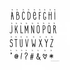 Lightbox Letters And Symbols Set