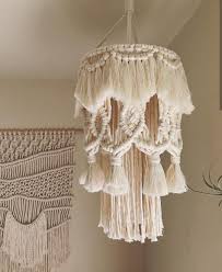 Pin Von Sinem Oztas Auf Macrame Kronleuchter Selbst Bauen Lampe Makramee