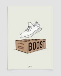 Image Of Yeezy 350 V2 Cream White Box Yeezy Sneaker Posters Sneakers Wallpaper