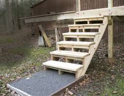 It is constructed outdoor at a given angle of elevation while connected to a building. Building And Installing Deck Stairs Jlc Online