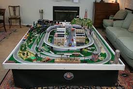 Fun With O Gauge Trains Without Going Broke Model Trains Train Table Model Train Table