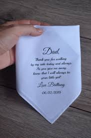 Wedding Hankerchief For Dad Wedding Gift From Bride Step Etsy In 2020 Dad Wedding Gift Wedding Gifts For Parents Wedding Hankerchief