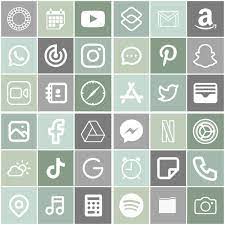 Sege And Grey Icons App Icon Ios App Icon Design Ios Icon